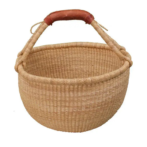 Medium Market Basket (Natural Bolga Basket)