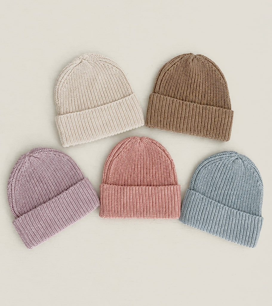 Knit Beanie Hats | 100% Organic Cotton