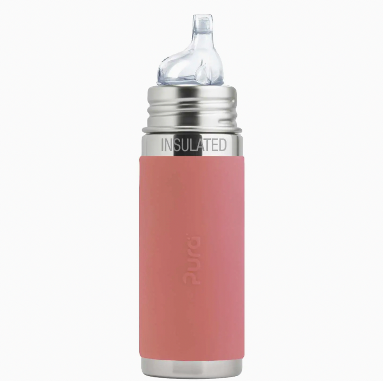 Kiki® 9oz Insulated Sippy Bottle (Rose)