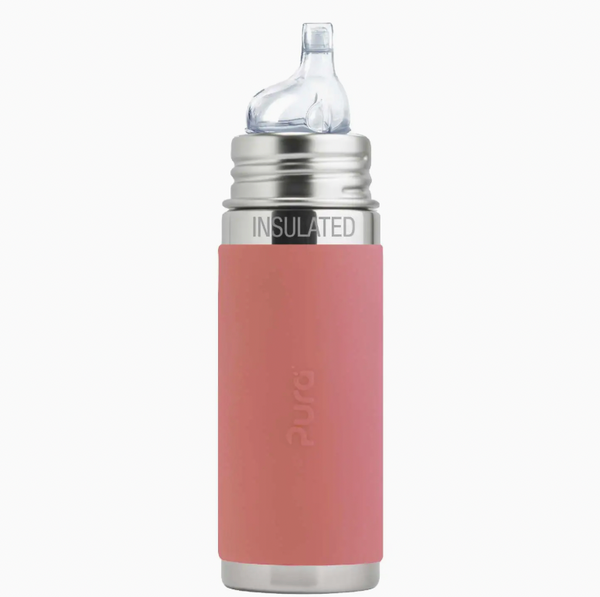 Kiki® 9oz Insulated Sippy Bottle (Rose)