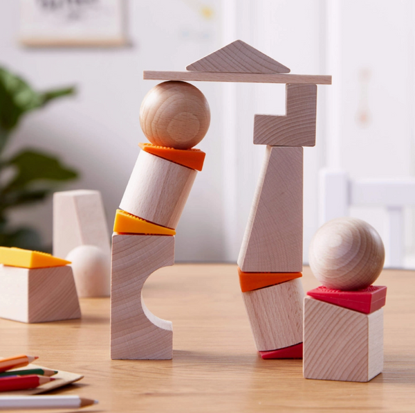 Teetering Towers Wooden Blocks – Minnow Lane