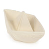 Origami Boat, White