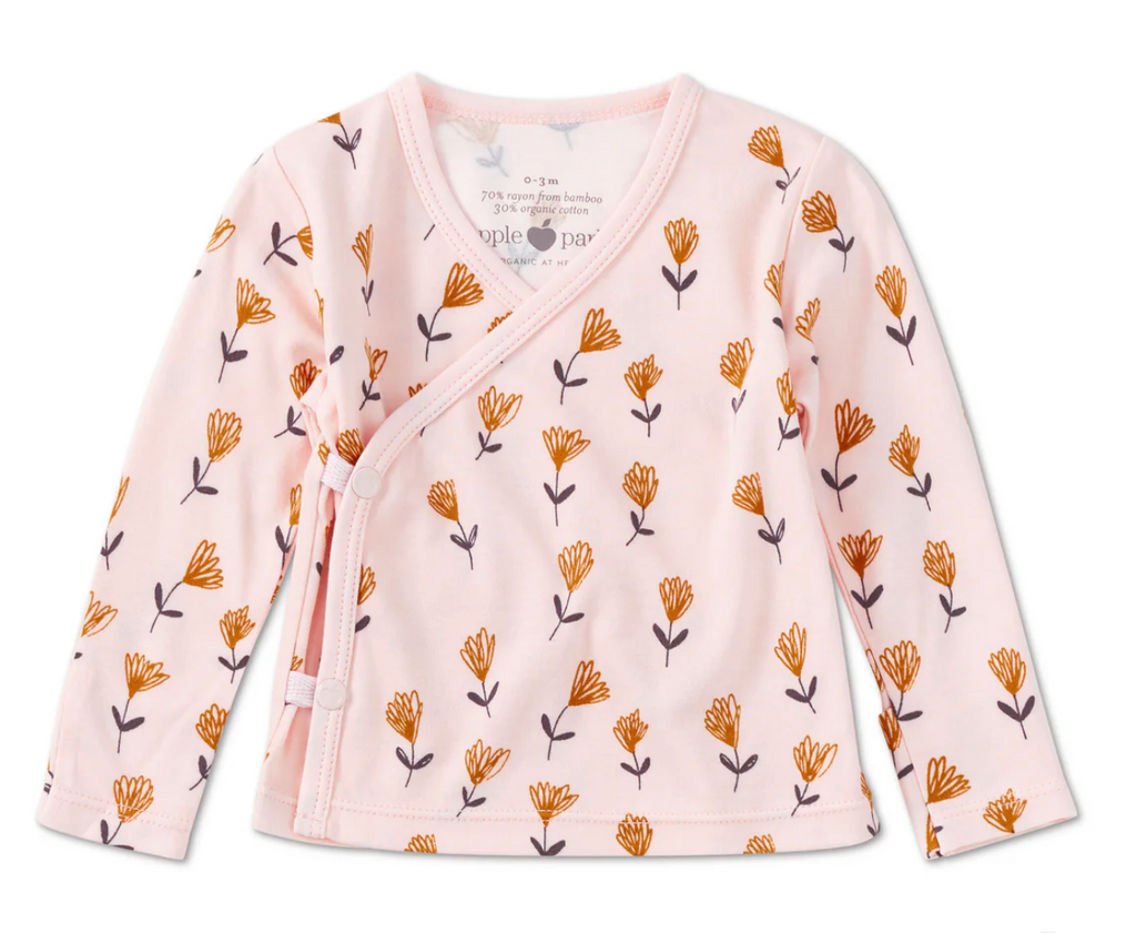 Bamboo Blend Kimono Layette Jacket - Wild at Heart
