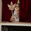 Set of 6 Large Wooden Puppets 