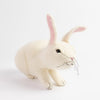 White Felted Bunny - Large and Small