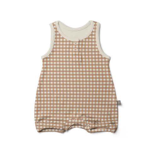 Bamboo Organic Cotton Romper - Picnic