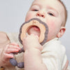 Teether + Clip - Pewter