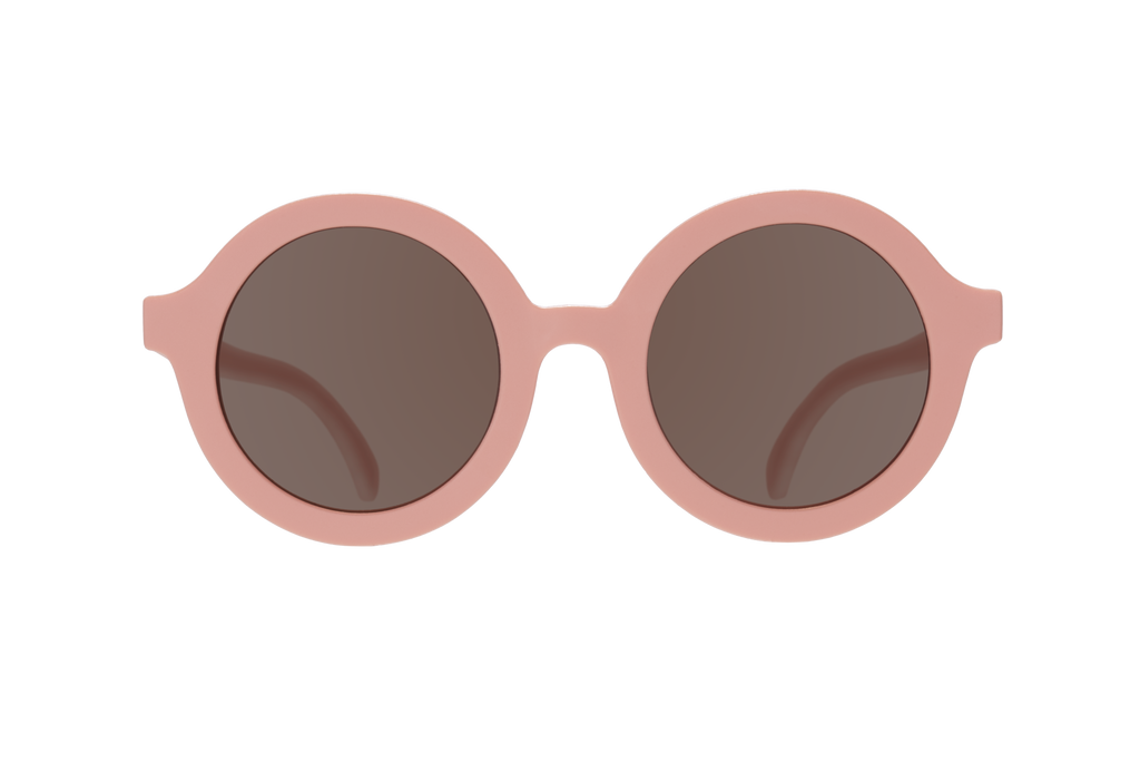 Round "Peachy Keen" Sunglasses with Amber lens