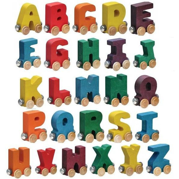 Magnetic Name Train Letters - Bright Colors