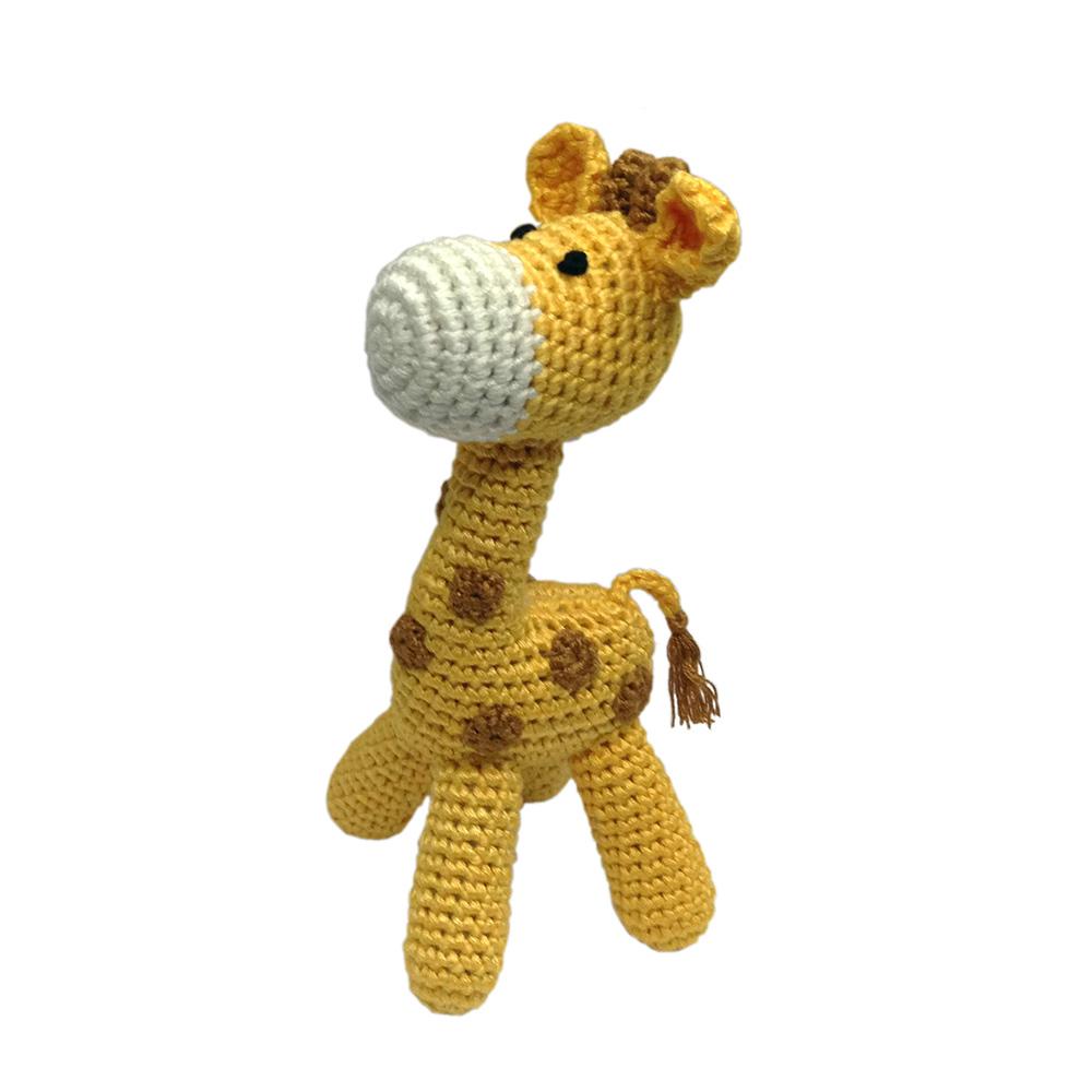 Giraffe Crocheted Rattle